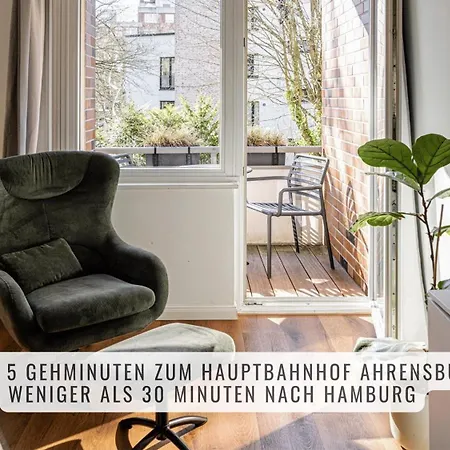 Have-a-nice-stay - Nahe Bahnhof - 20 Minuten Nach Hamburg - Trotzdem Ruhig Gelegen - 6 Minuten Zu Fuss Ins Zentrum - Modern Eingerichtet Apartment Ahrensburg